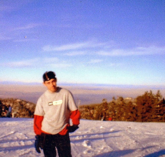 Matthew in snow